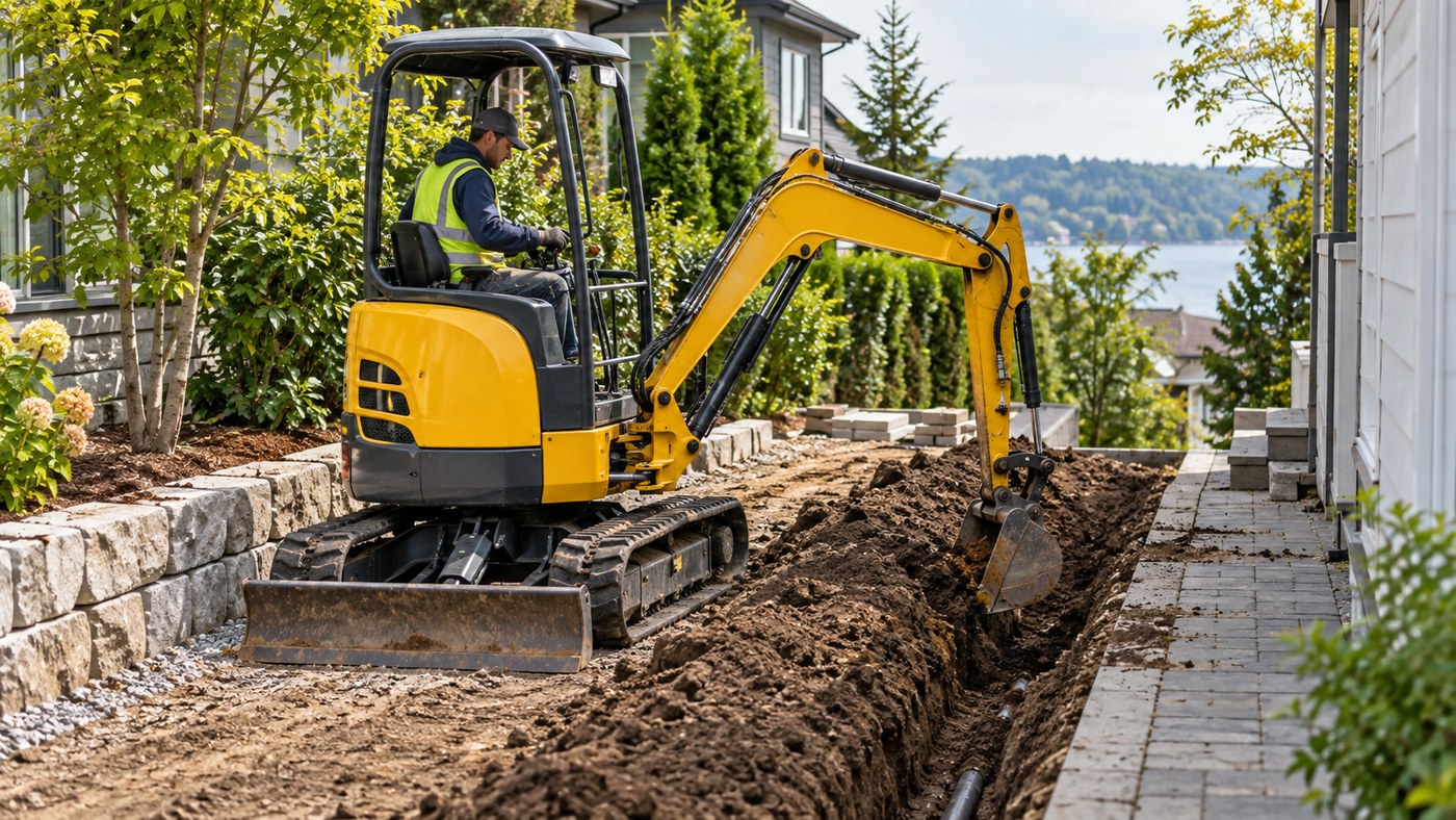 Why Mini Excavators Improve Productivity on Narrow Job Sites